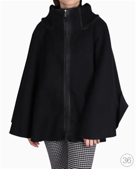 wool poncho prada